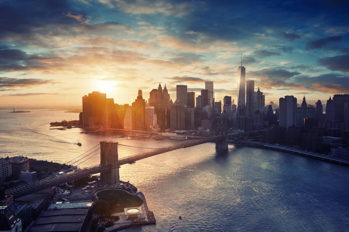 New,York,City, ,Manhattan,After,Sunset,,,Beautiful,Cityscape