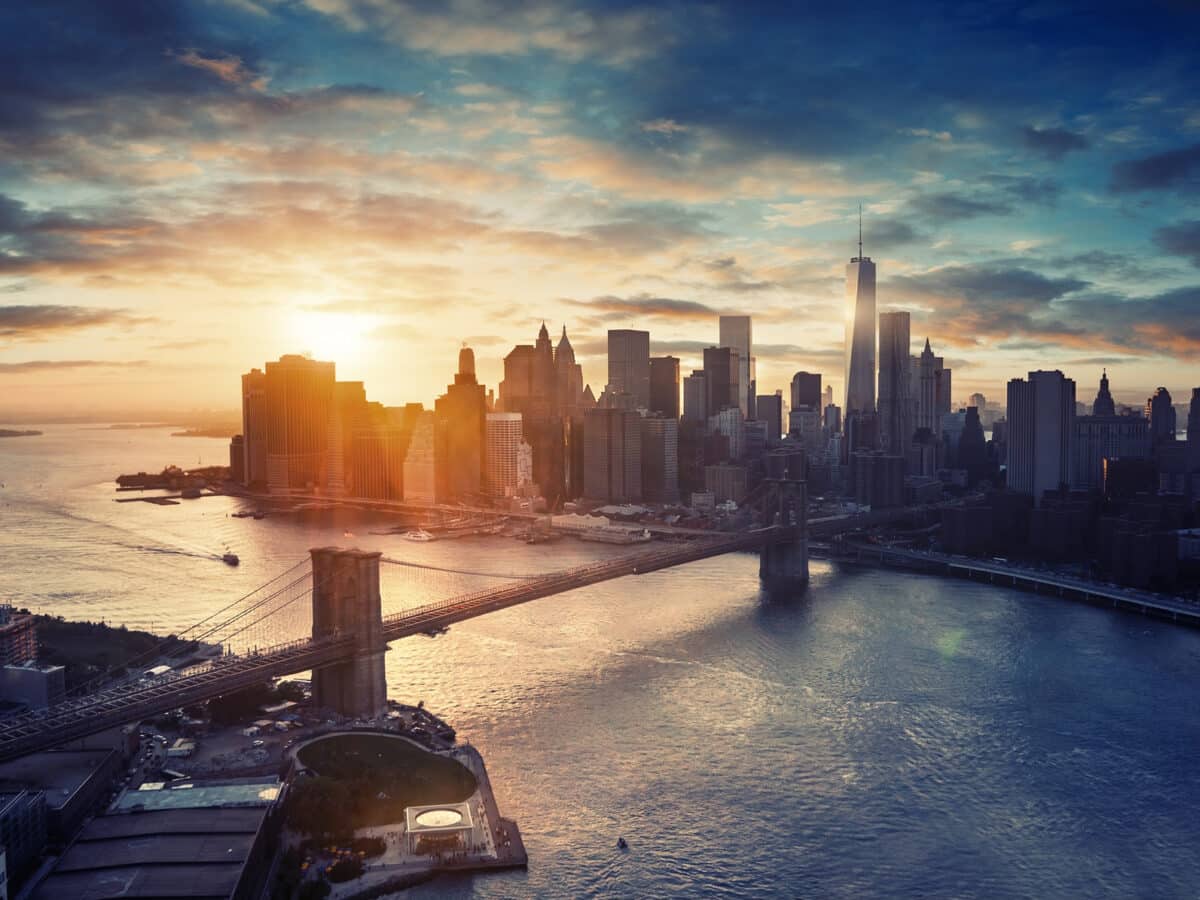 New,York,City, ,Manhattan,After,Sunset,,,Beautiful,Cityscape